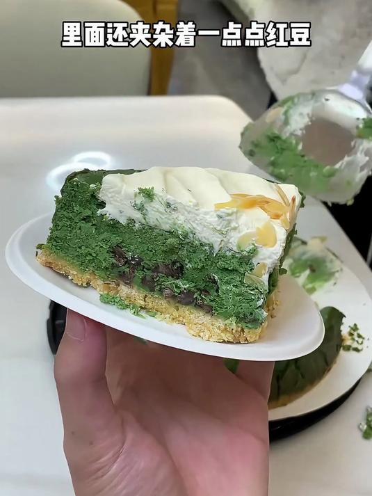 山姆竟然出新蛋糕了！芝士抹茶蛋糕巨巨巨香啊