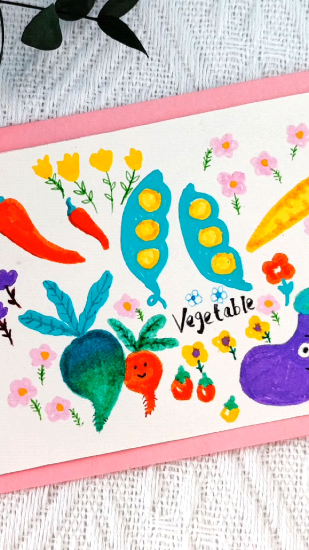 丙烯画| 我的小菜园 想拥有属于自己的一块地,种满蔬菜和水果