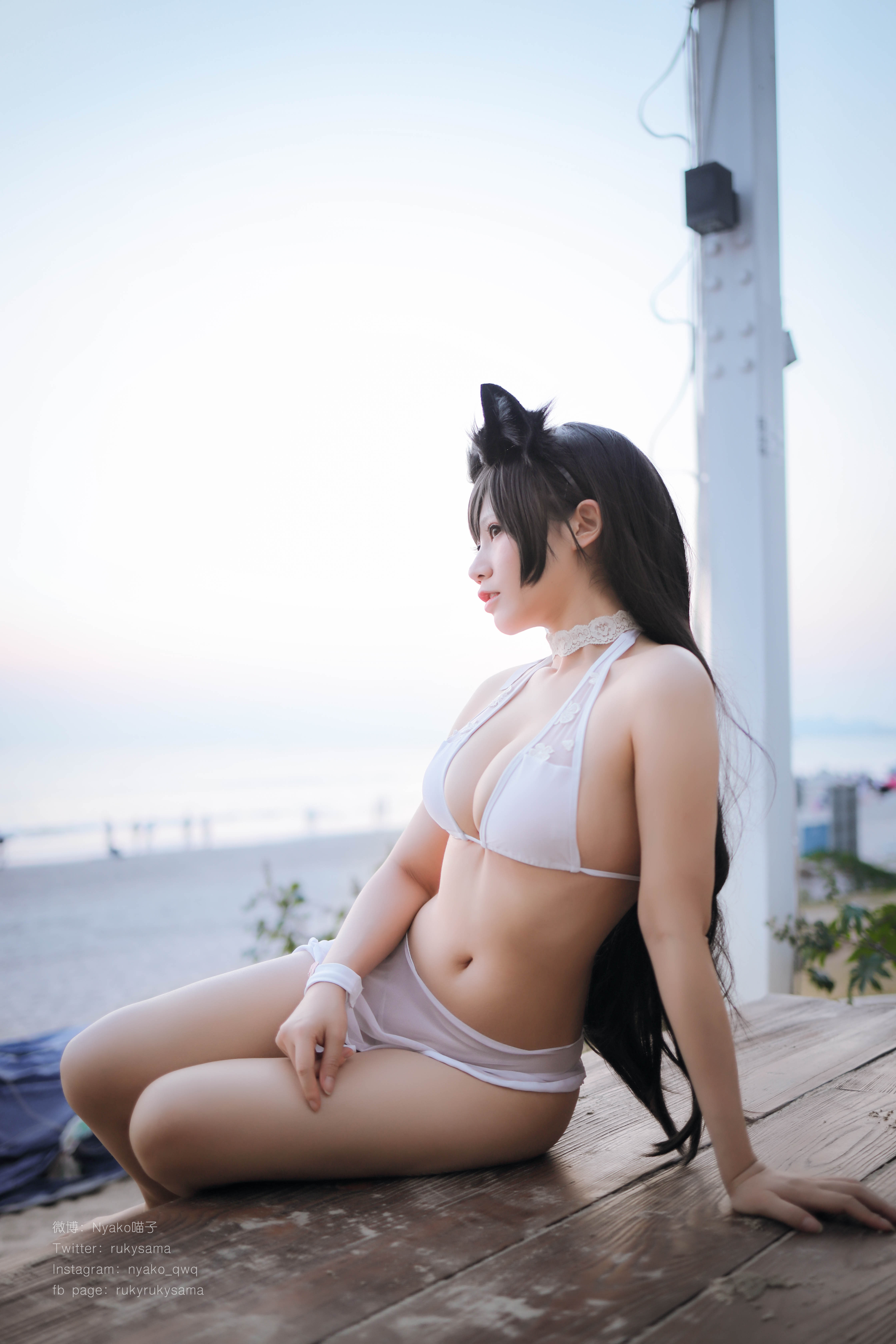 图片[17]-Nyako喵子 NO.011 – 爱宕泳装[25P31M]-六色网