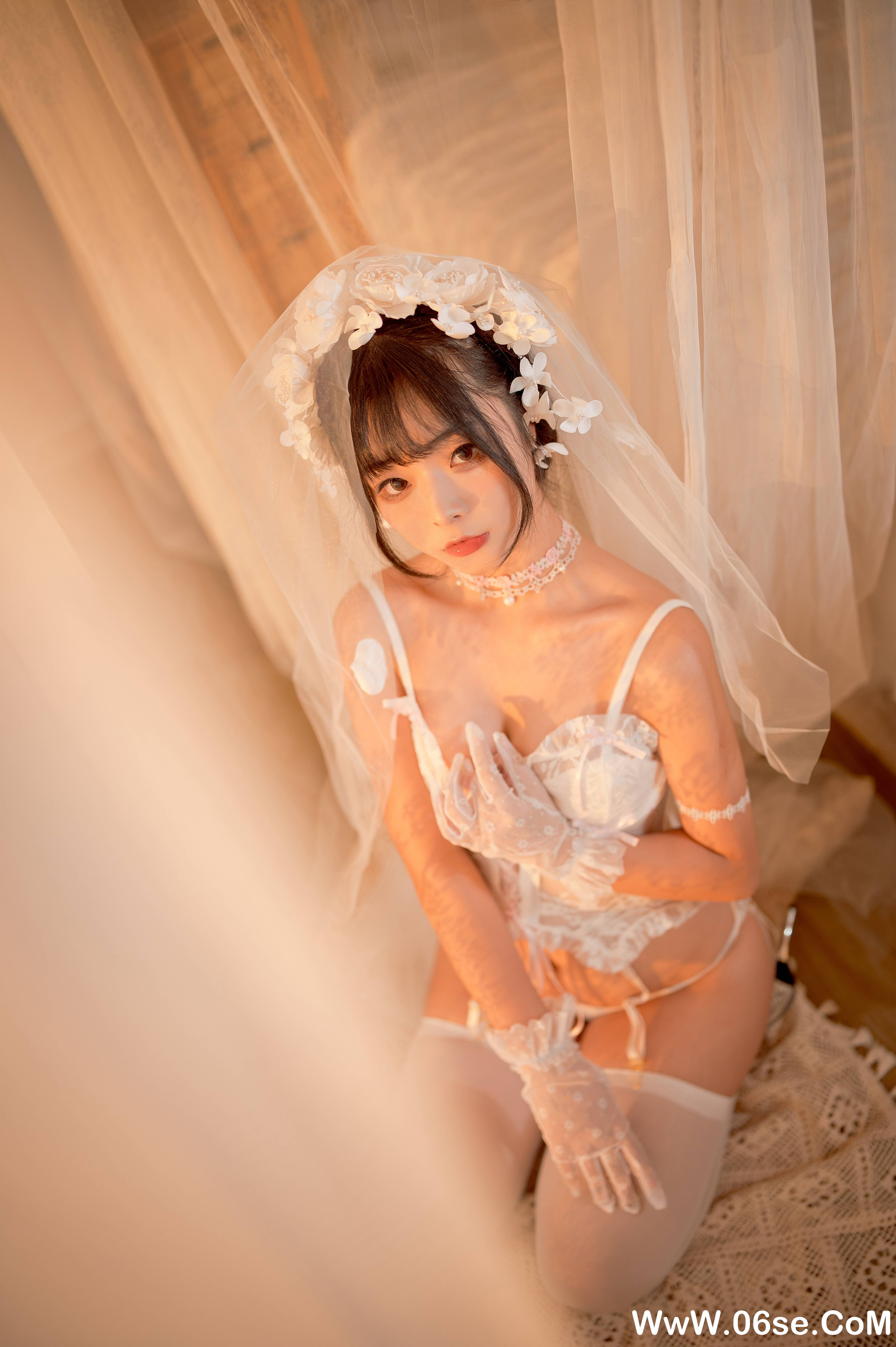 图片[7]-yuuhui玉汇 NO.004 — 纯白花嫁[60P860M]-六色网