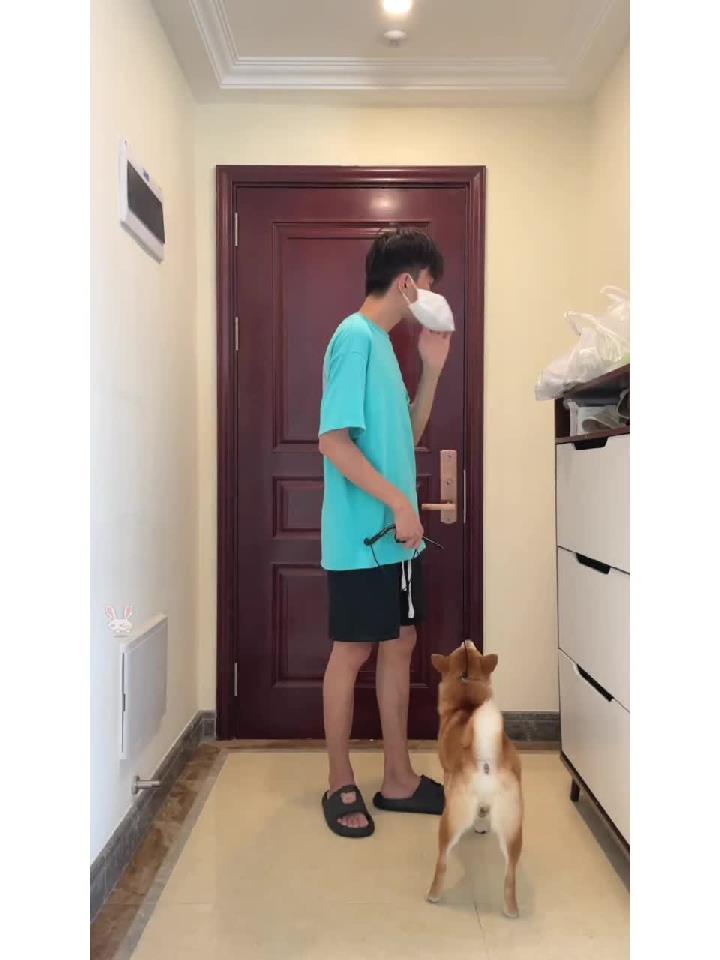 回家路过烧腊店买了一整只烧鸭 主食再煮一份豆角焖面