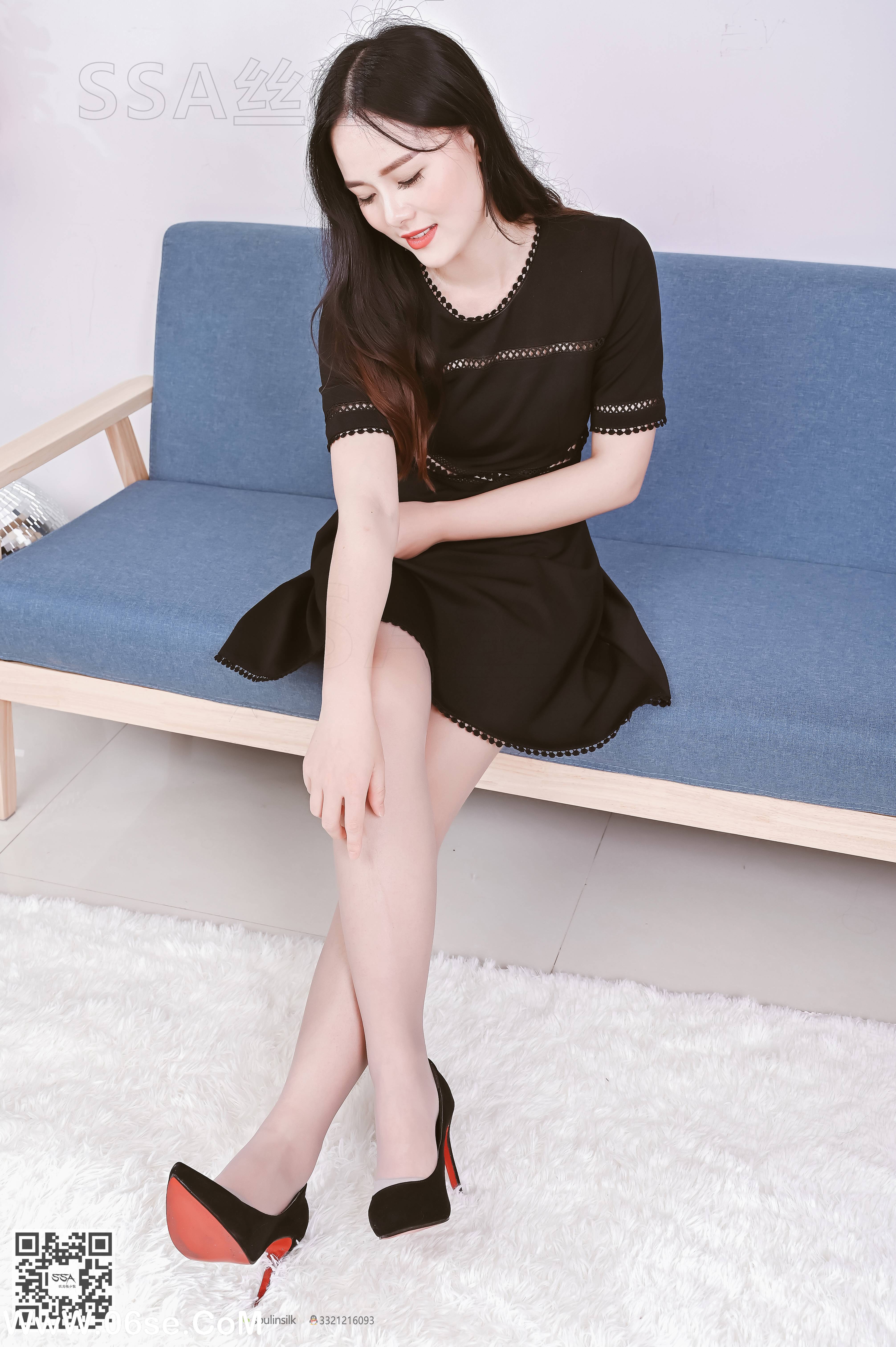 图片[20]-[SSA丝社] NO.133 晓晓 35码精致小脚的灰丝[140P1.36G]-六色网
