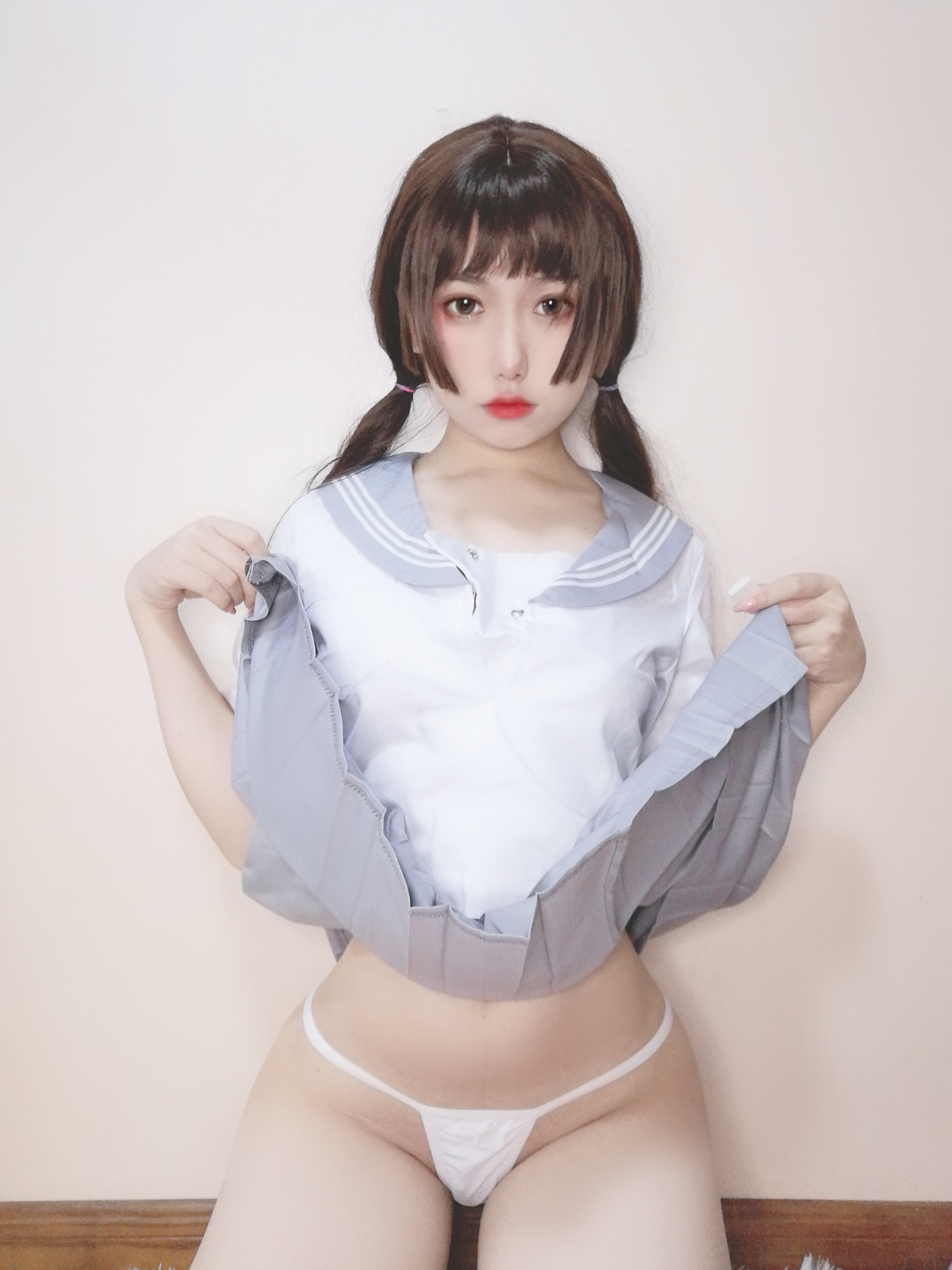图片[25]-芋圆侑子SJ_ NO.014 – 白丝jk[77P+9V133M]-六色网