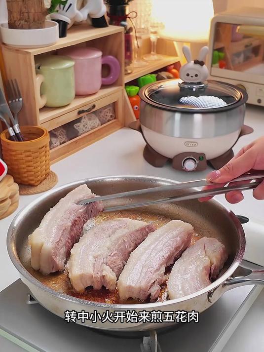 水煎五花肉做法简单外酥里嫩绝香