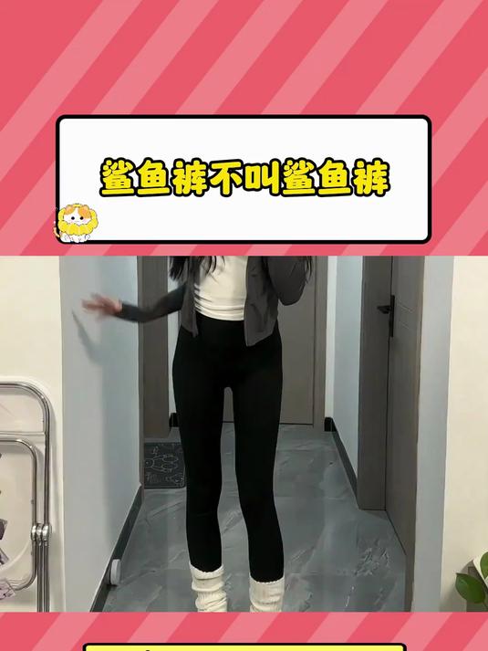 原来鲨鱼裤不是裤子版型