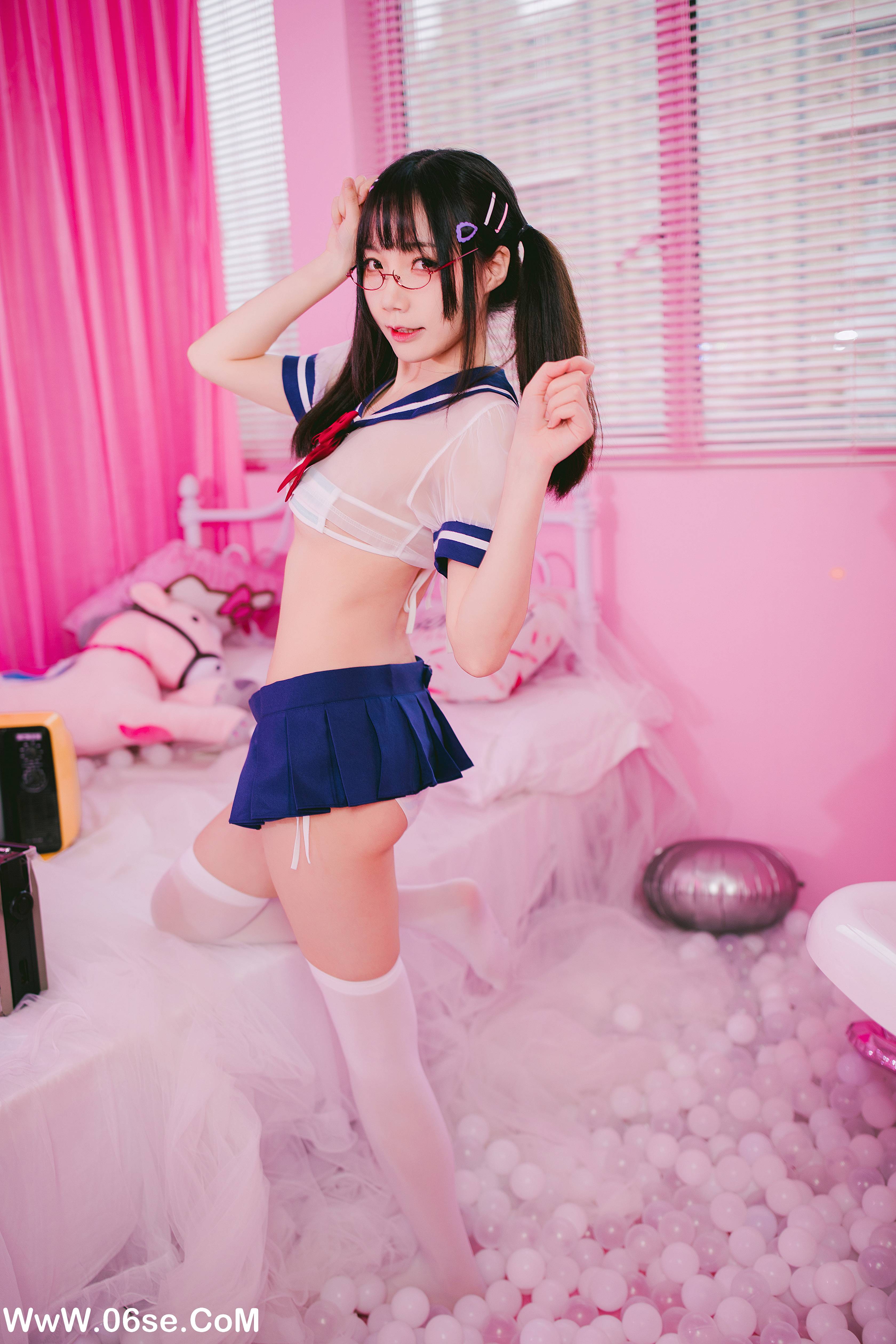 图片[4]-真央Mao NO.003 – 浴缸JK [18P193M]-六色网