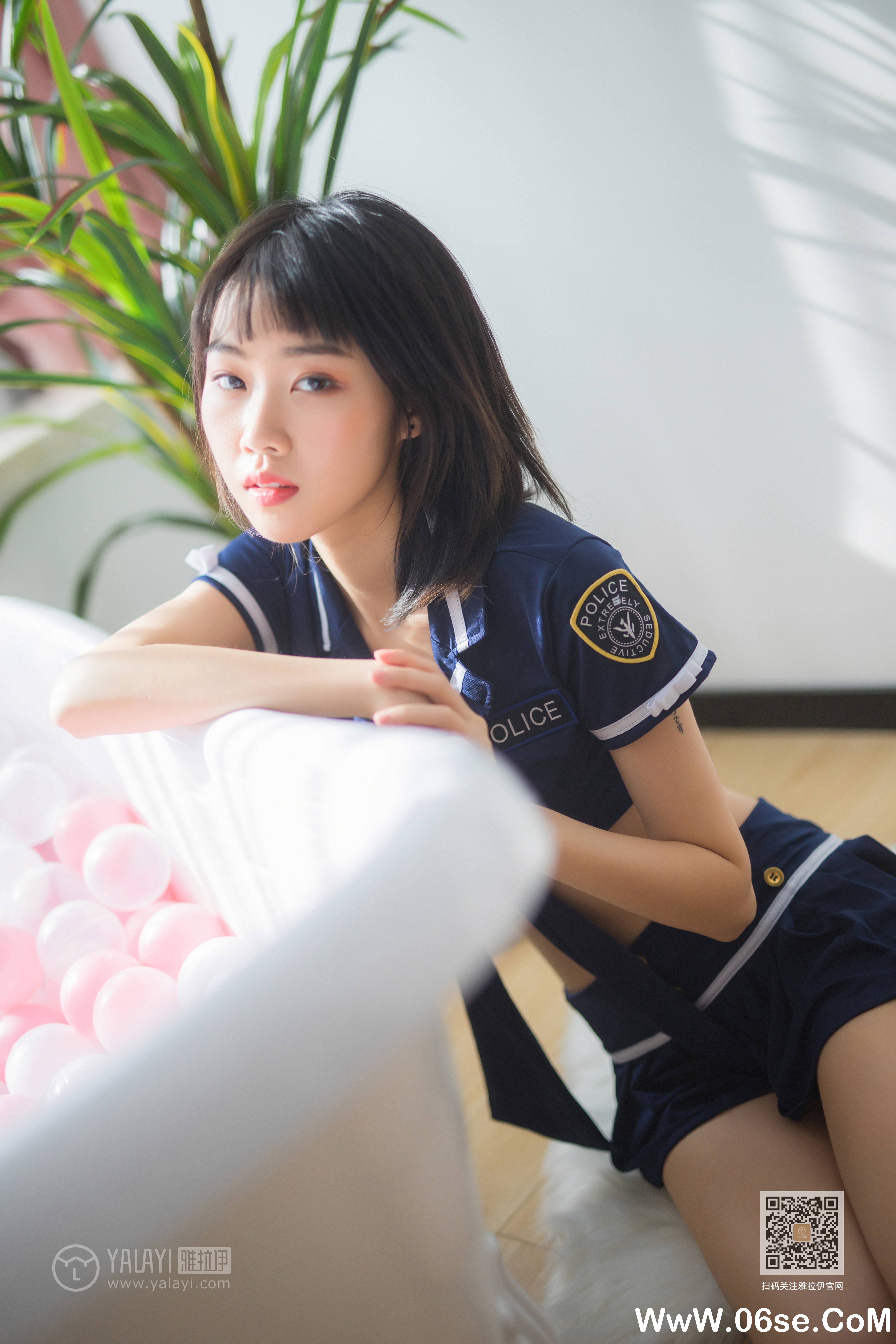 图片[43]-[YALAYI雅拉伊] 2020.02.14 NO.544 粉粉《雷霆警花》[44P+1P634M]-六色网