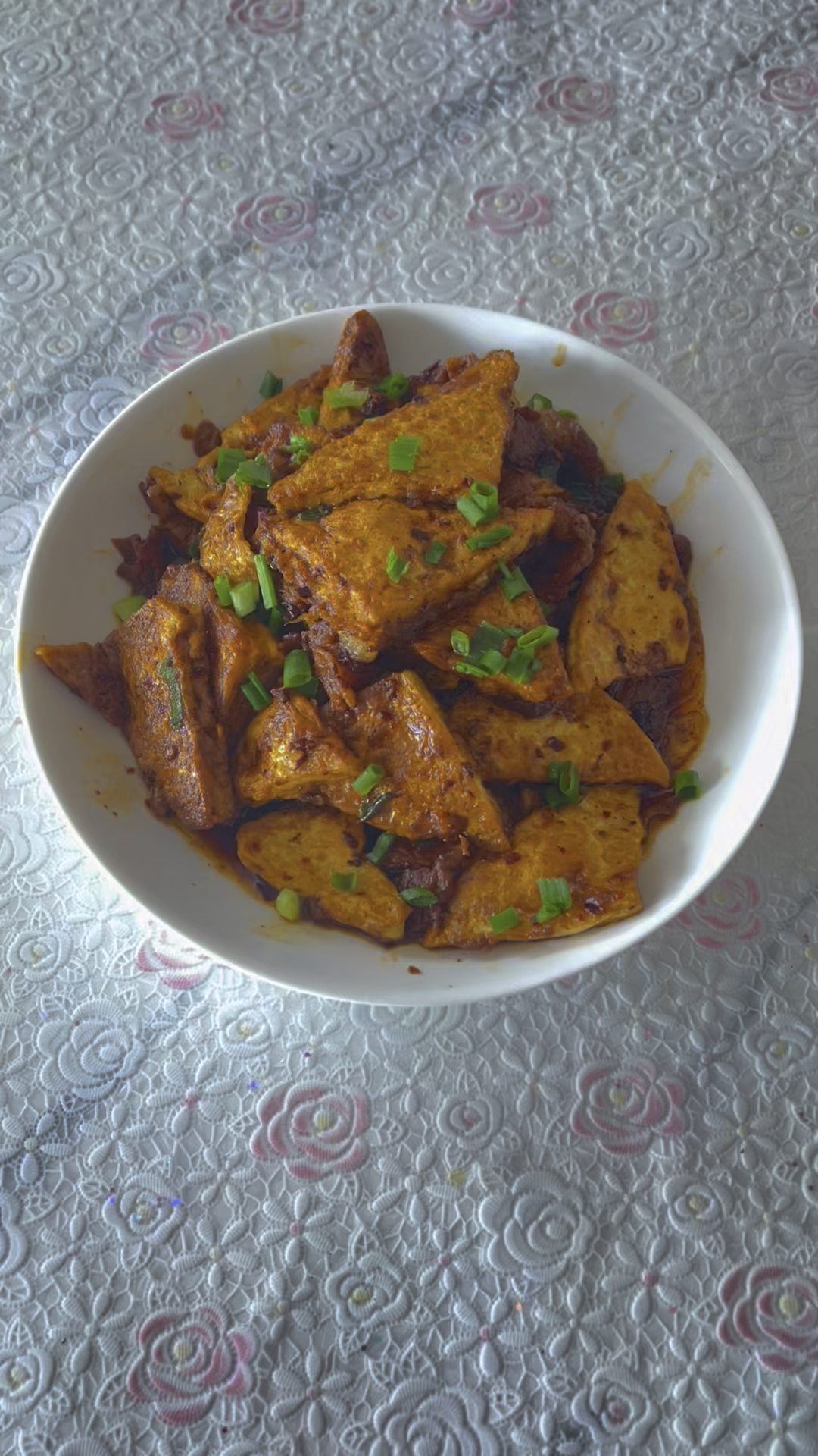 家常菜肉末炖香煎豆腐,比肉还好吃,答应我为了你的健康,多动动小手