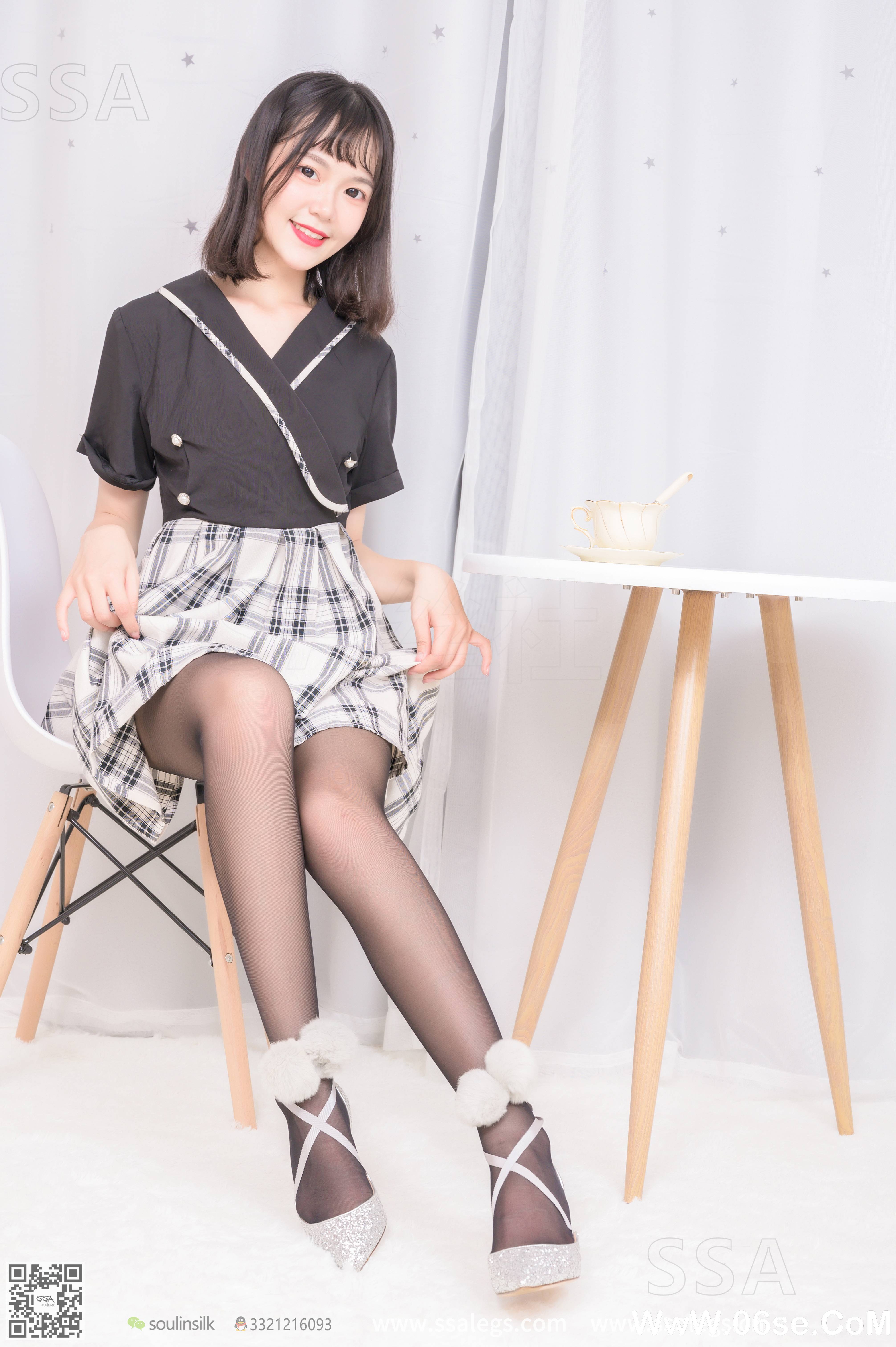图片[5]-[SSA丝社] NO.261 阳阳阳光少女的银色高跟鞋(上) [122P1.41G]-六色网