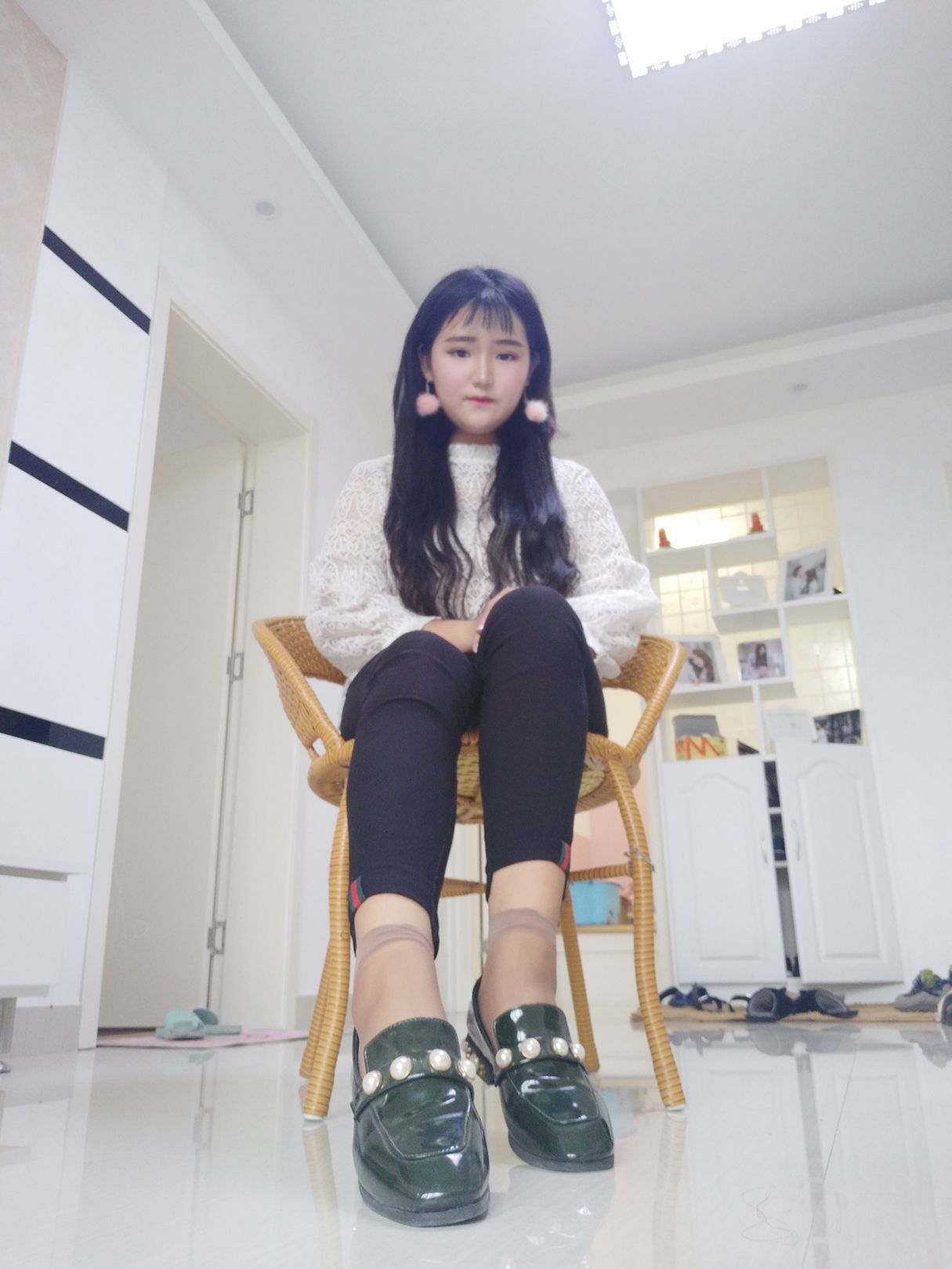 图片[55]-学妹校园寝室短丝系列033期 孙文惠[107P101M]-六色网
