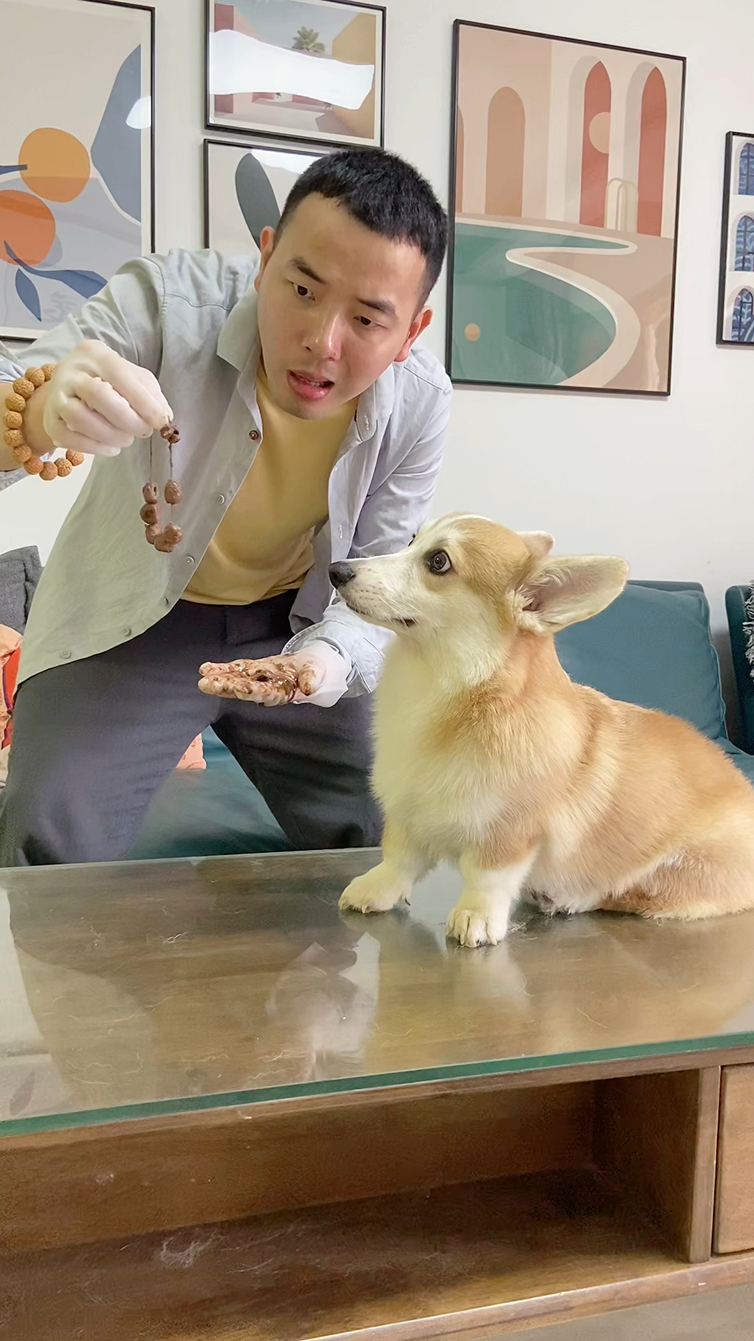差点把手串盘没了