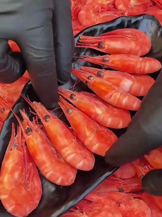 咽下去！熟冻北极甜虾鲜味儿还留喉咙里