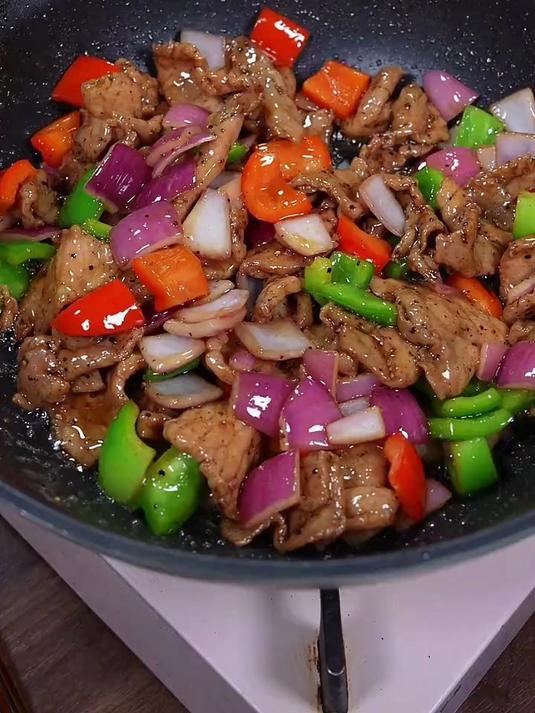 黑椒猪肉片孩子很喜欢