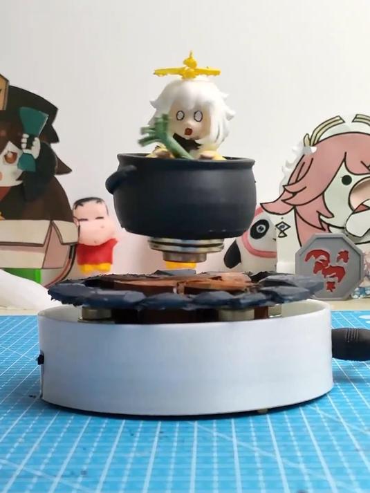 我敢保证,这是目前最魔性的派蒙玩具了