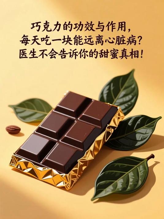 巧克力的功效与作用，每天吃一块竟能远离心脏病？医生不会告诉你的甜蜜真相！#健康扬帆季#
