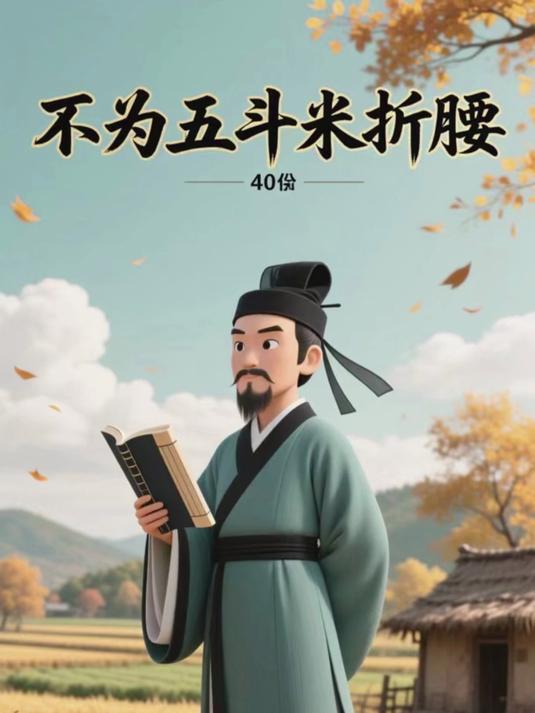 中華文明成語典故 之 不為五斗米折腰
