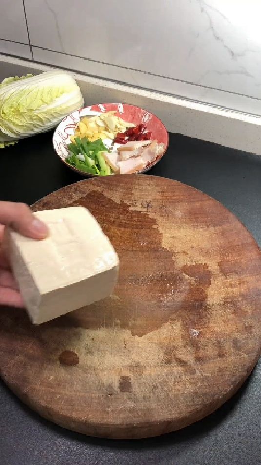 好吃的白菜豆腐煲(够味)