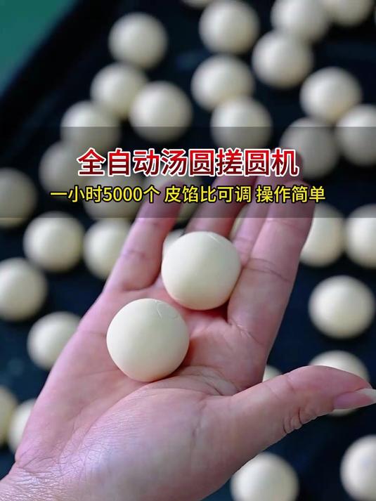 全自动汤圆打印机,自动包馅搓圆,一小时生产5000个