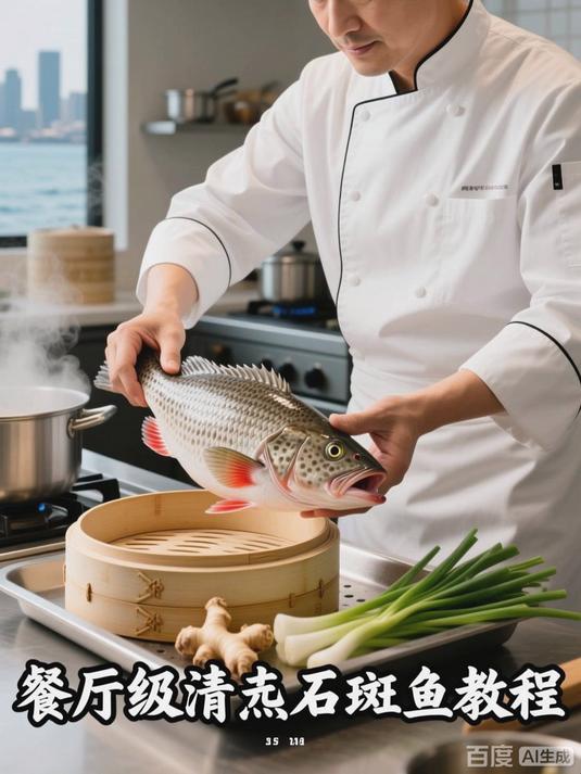 清蒸石斑鱼，鲜美烹饪教程