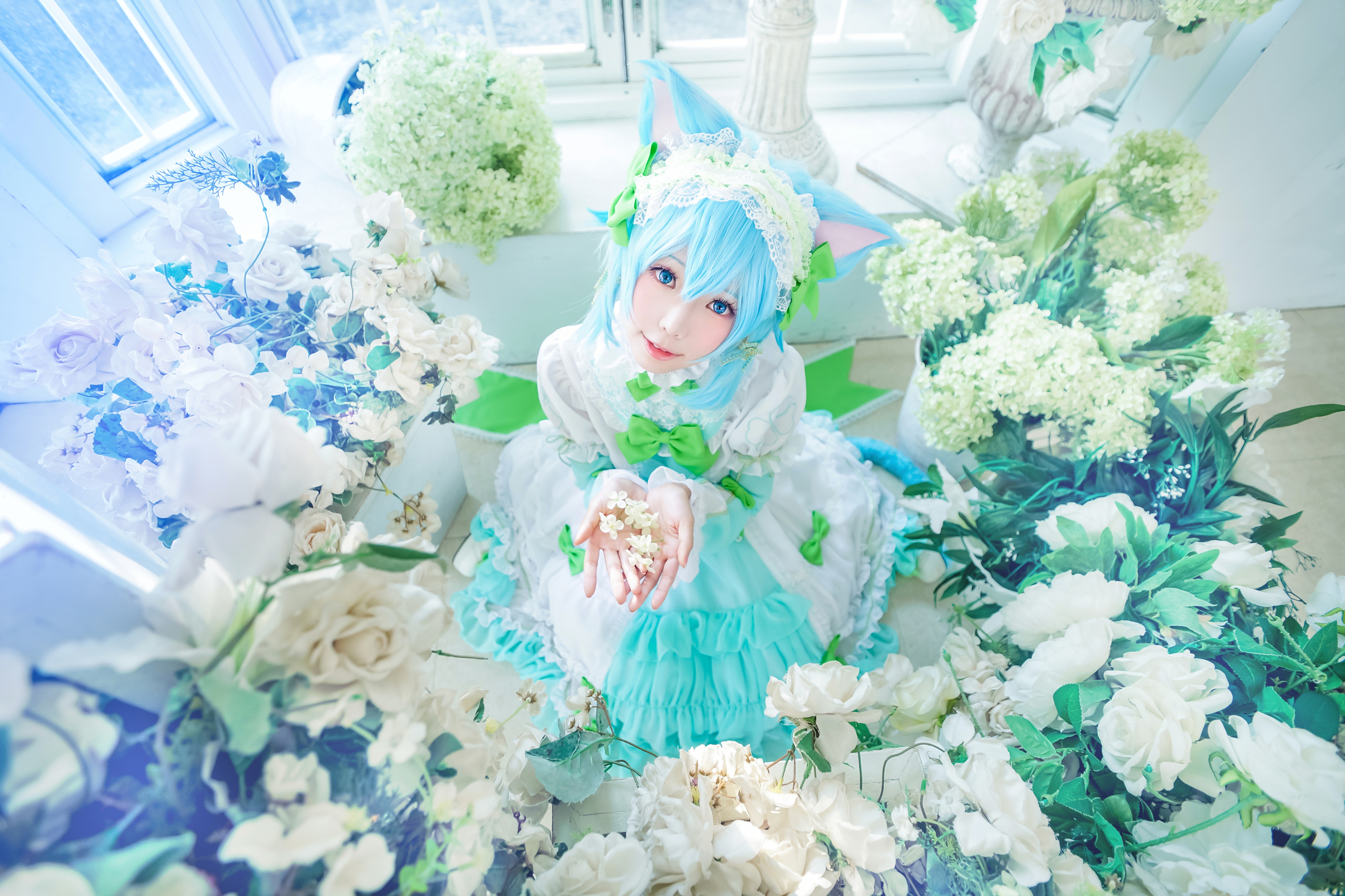 图片[23]-Ely_eee(ElyEE子) NO.042 — 猫耳下午茶[24P46M]-六色网