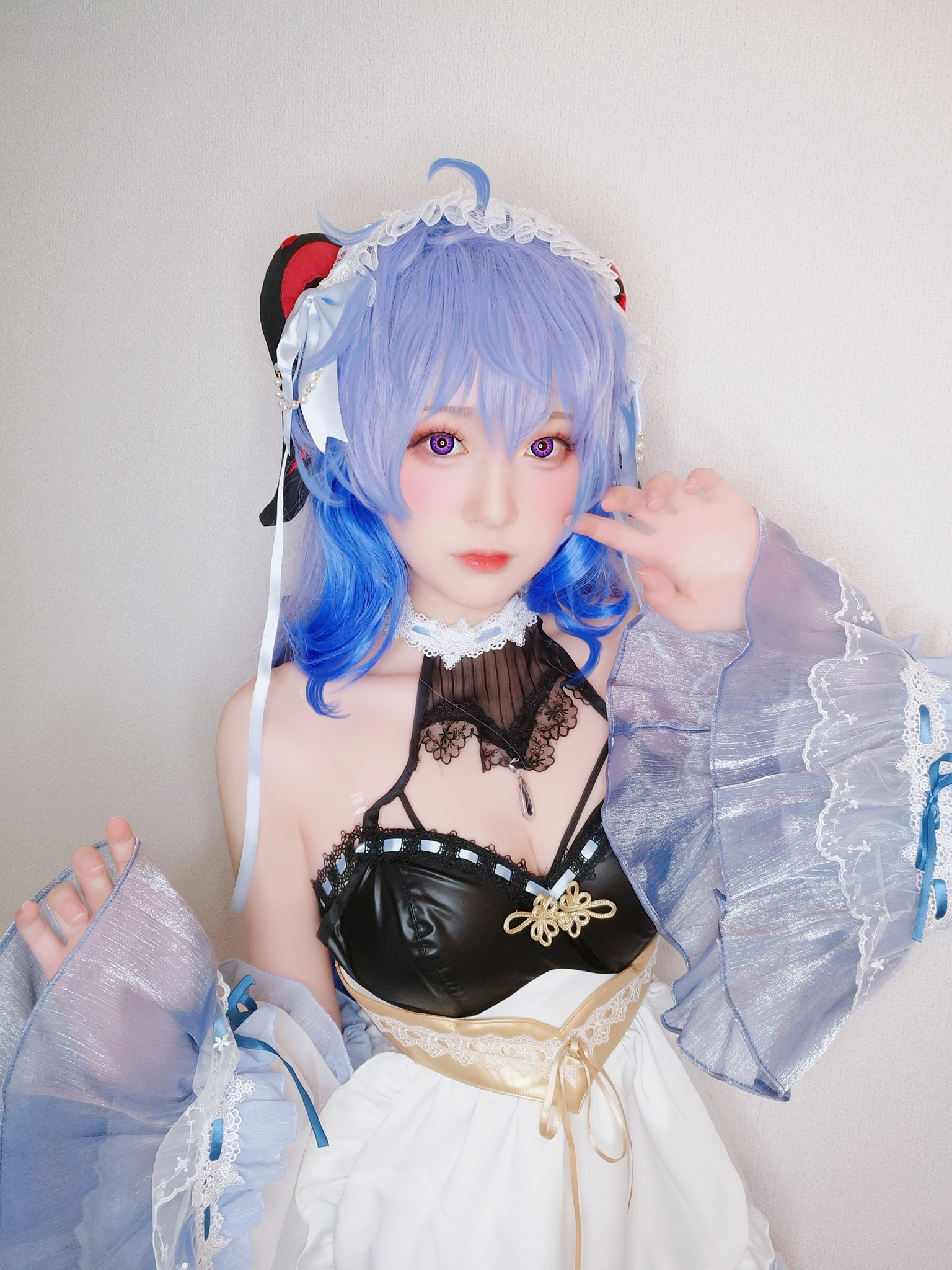 图片[4]-Yuki亭 NO.001 — 甘雨メイド [34P50M]-六色网