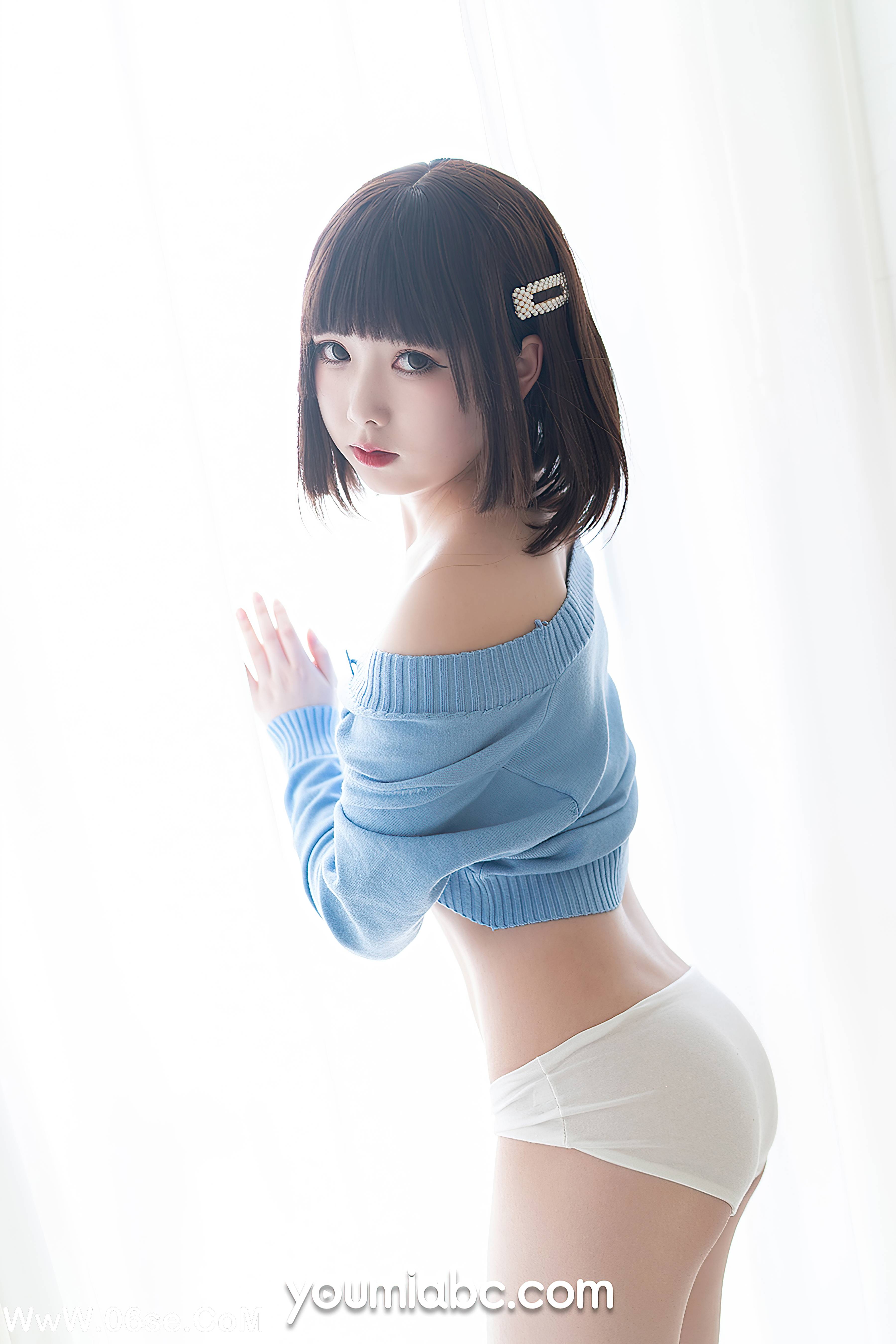 图片[17]-[YouMi尤蜜] 2020.11.30 薄荷蓝之夏 向小圆[34+1P511M]-六色网