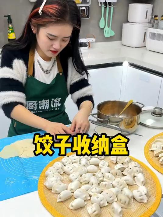 饺子收纳盒推荐 饺子放冰箱不干皮不串味 饺子盒 厨房好物