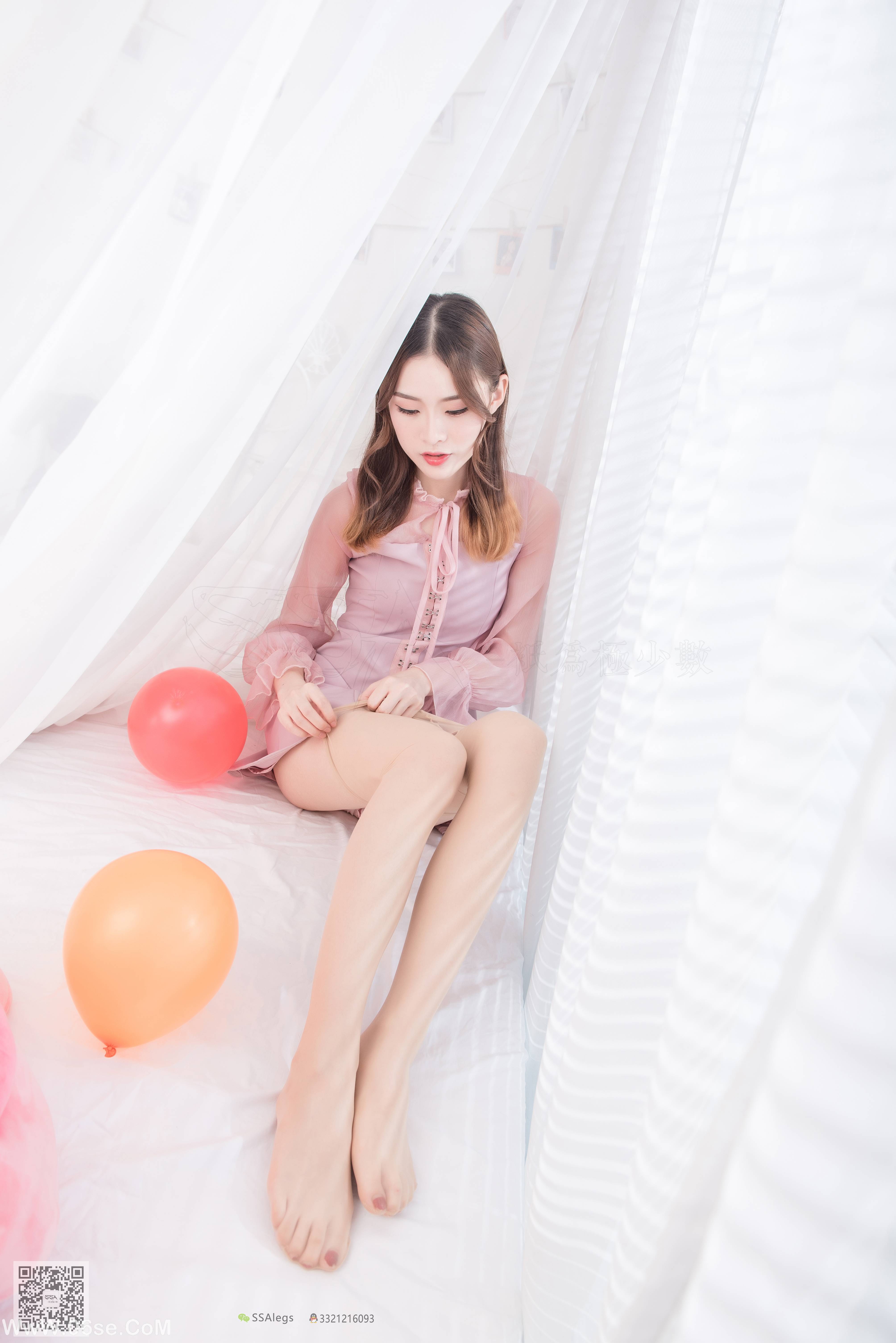 图片[12]-[SSA丝社] NO.027 琪琪 肉色开档丝袜 清纯美女的诱惑[99P887M]-六色网