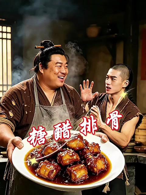 沉浸式体验清代御厨做糖醋排骨的一天 #AI浪潮创作计划 #AI新春游园会  #沉浸式体验