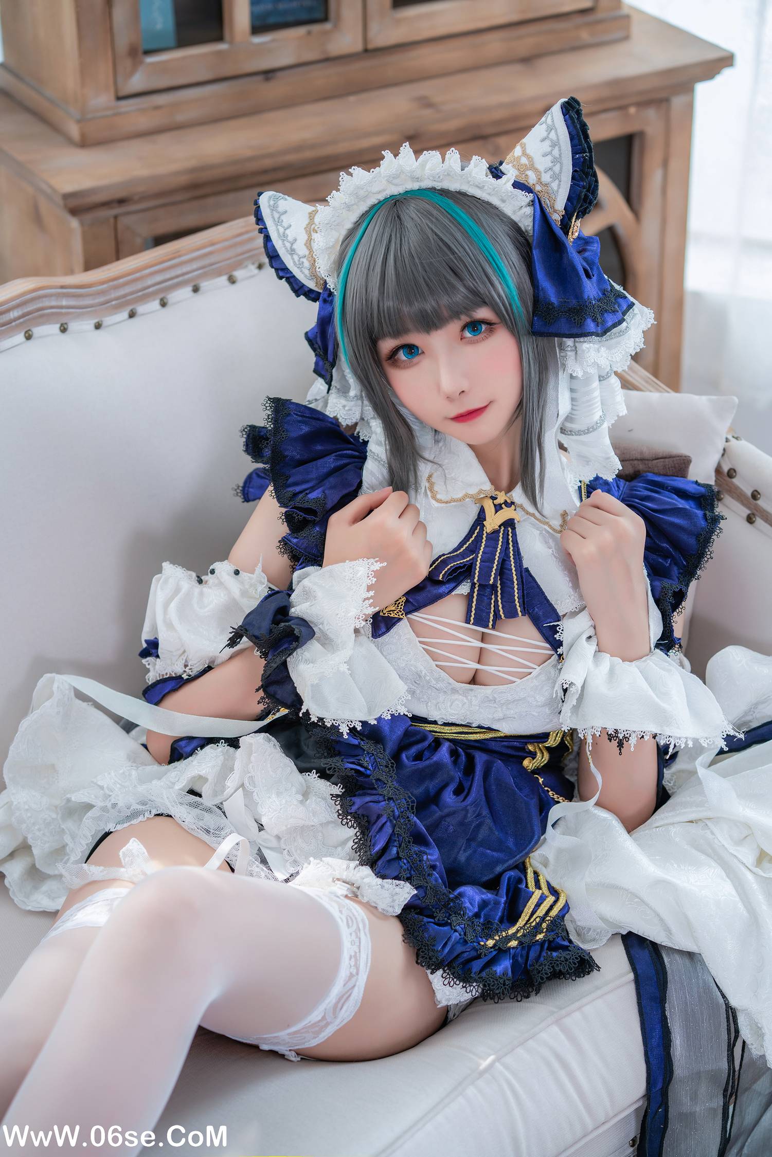 图片[3]-Momoko葵葵 NO.017 – 柴郡 [25P81M]-六色网