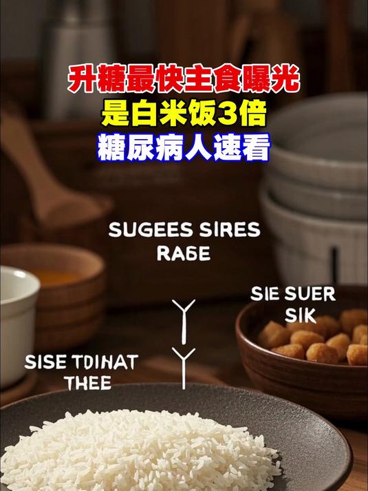 升糖最快主食曝光,是白米饭3倍,糖尿病人速看
