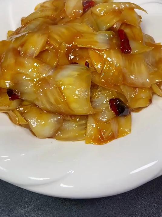 醋溜白菜的做法,好吃