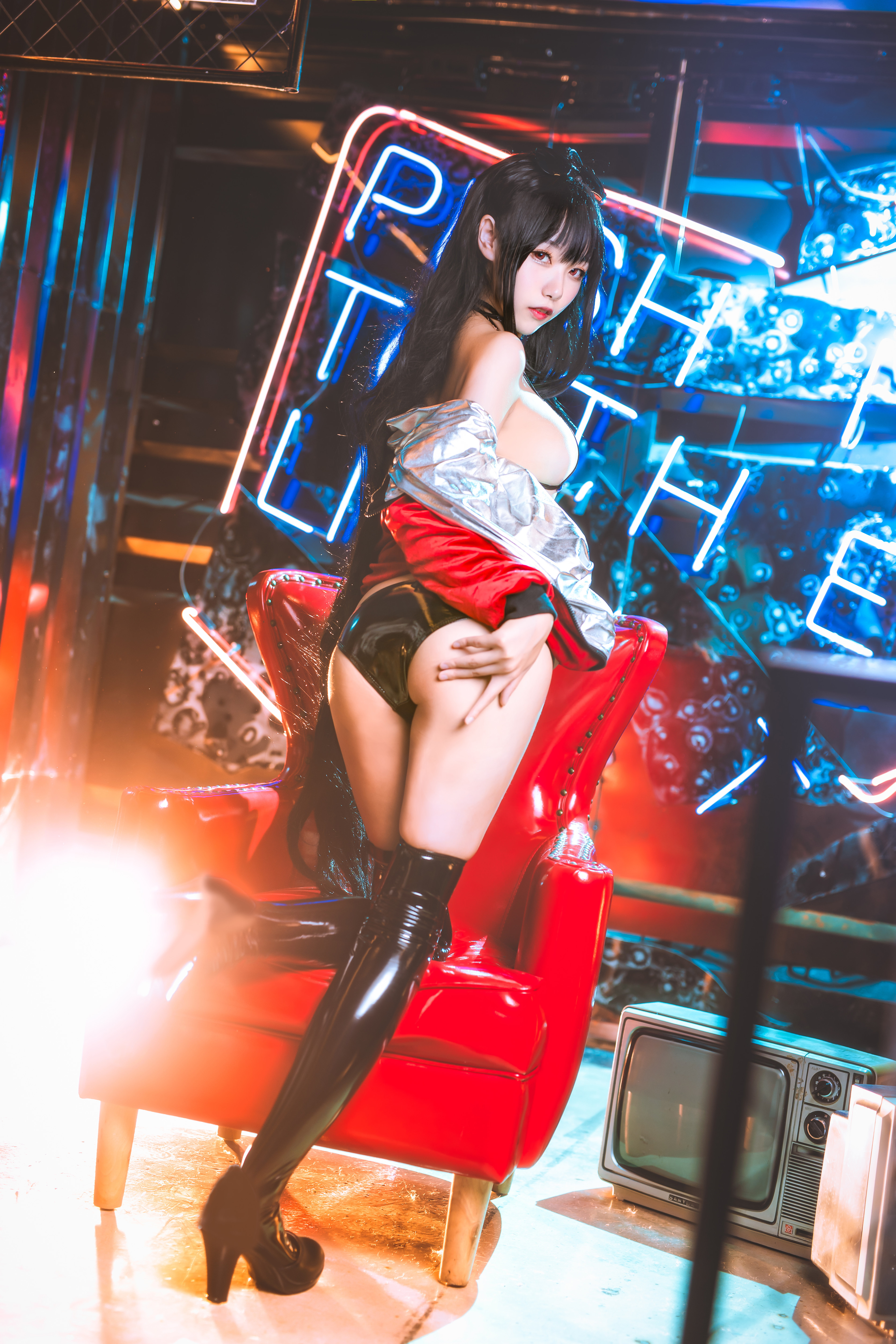 图片[3]-Momoko葵葵 NO.029 – 大凤之赛车[19P51M]-六色网