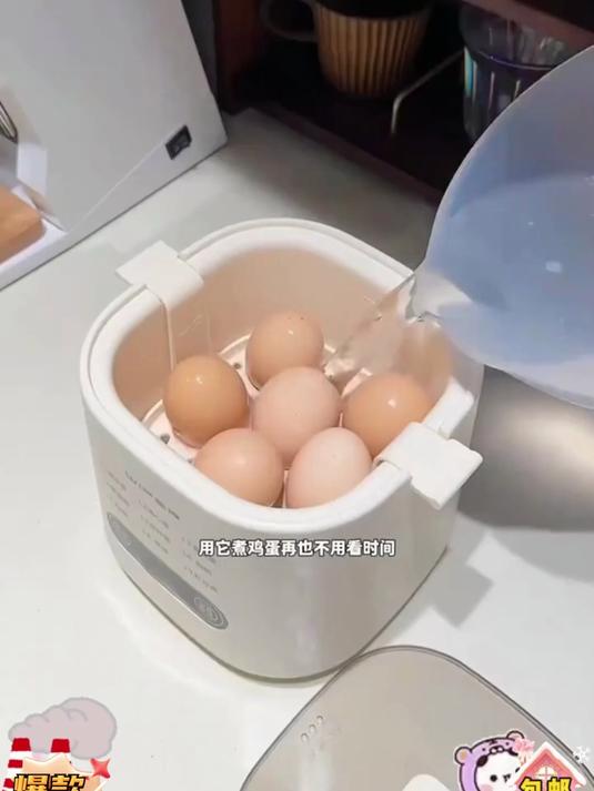 煮蛋器可蒸可煮多功能,蒸玉米蒸红薯热包子,早餐一机全搞定。#蒸蛋器#