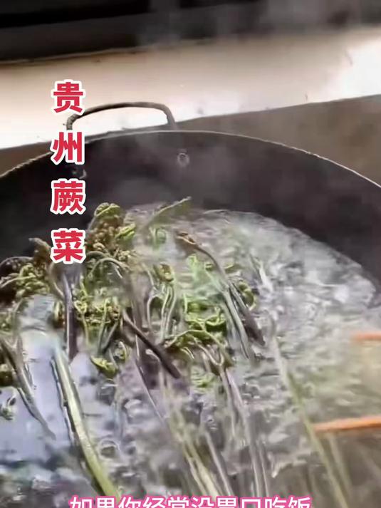 当季野蕨菜别错过,滑润爽口宜人,多种营养在其中!