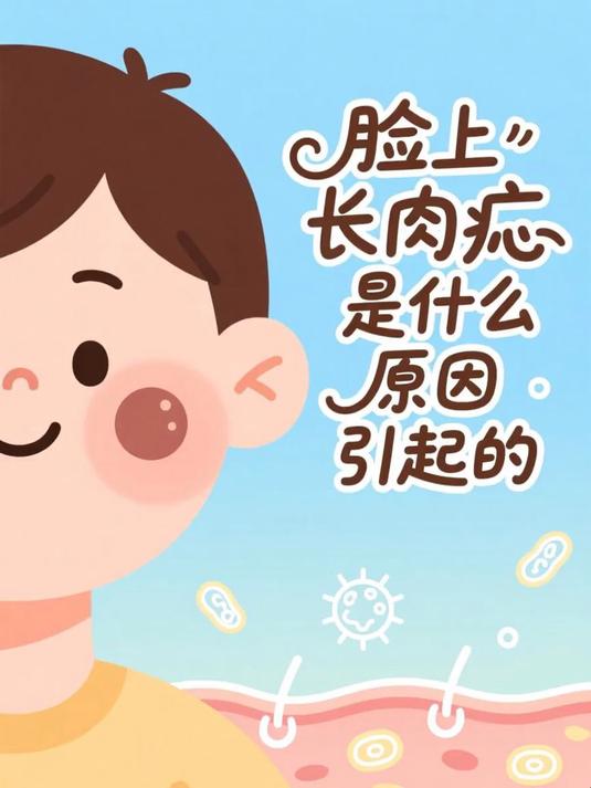 脸上长肉痣是什么原因引起的