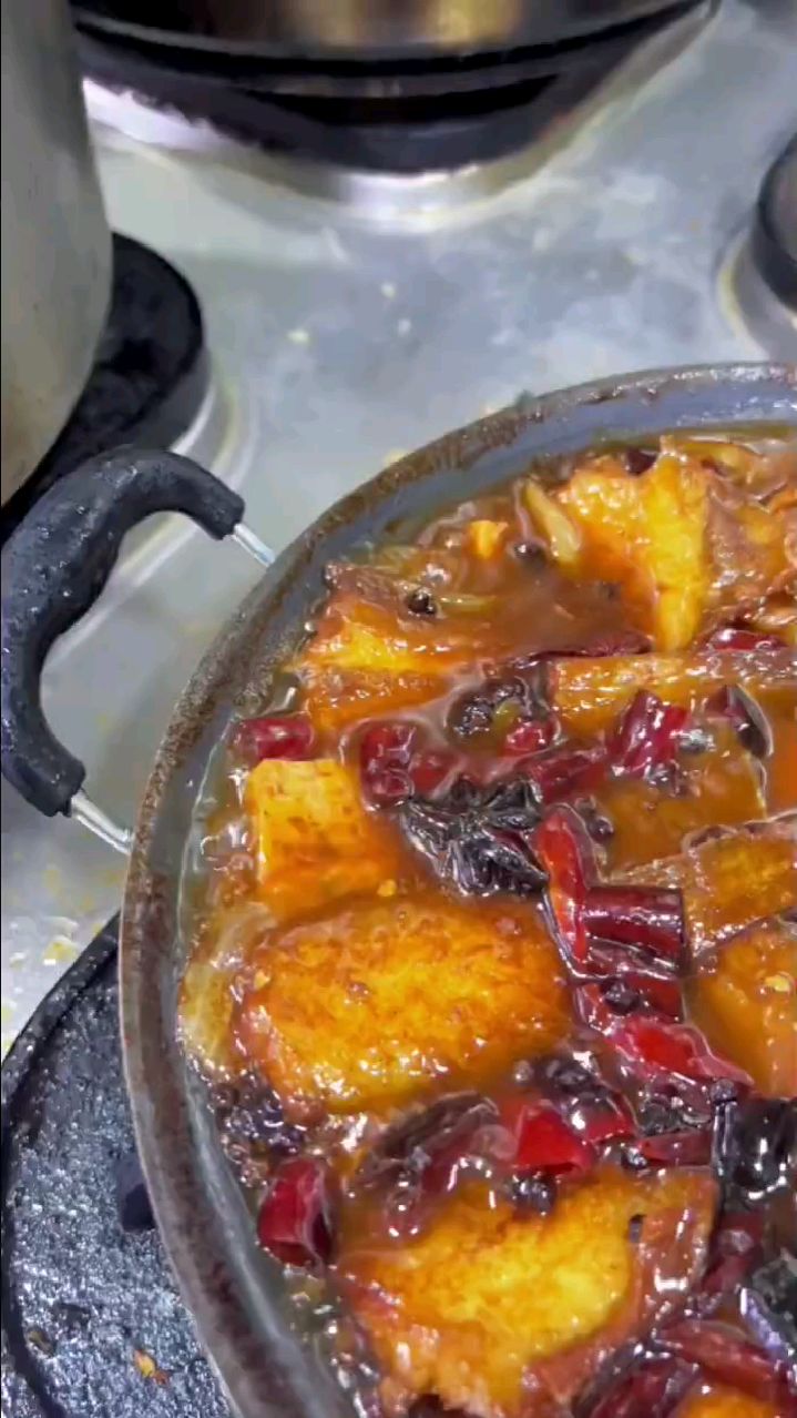 分享美食干锅带鱼做法