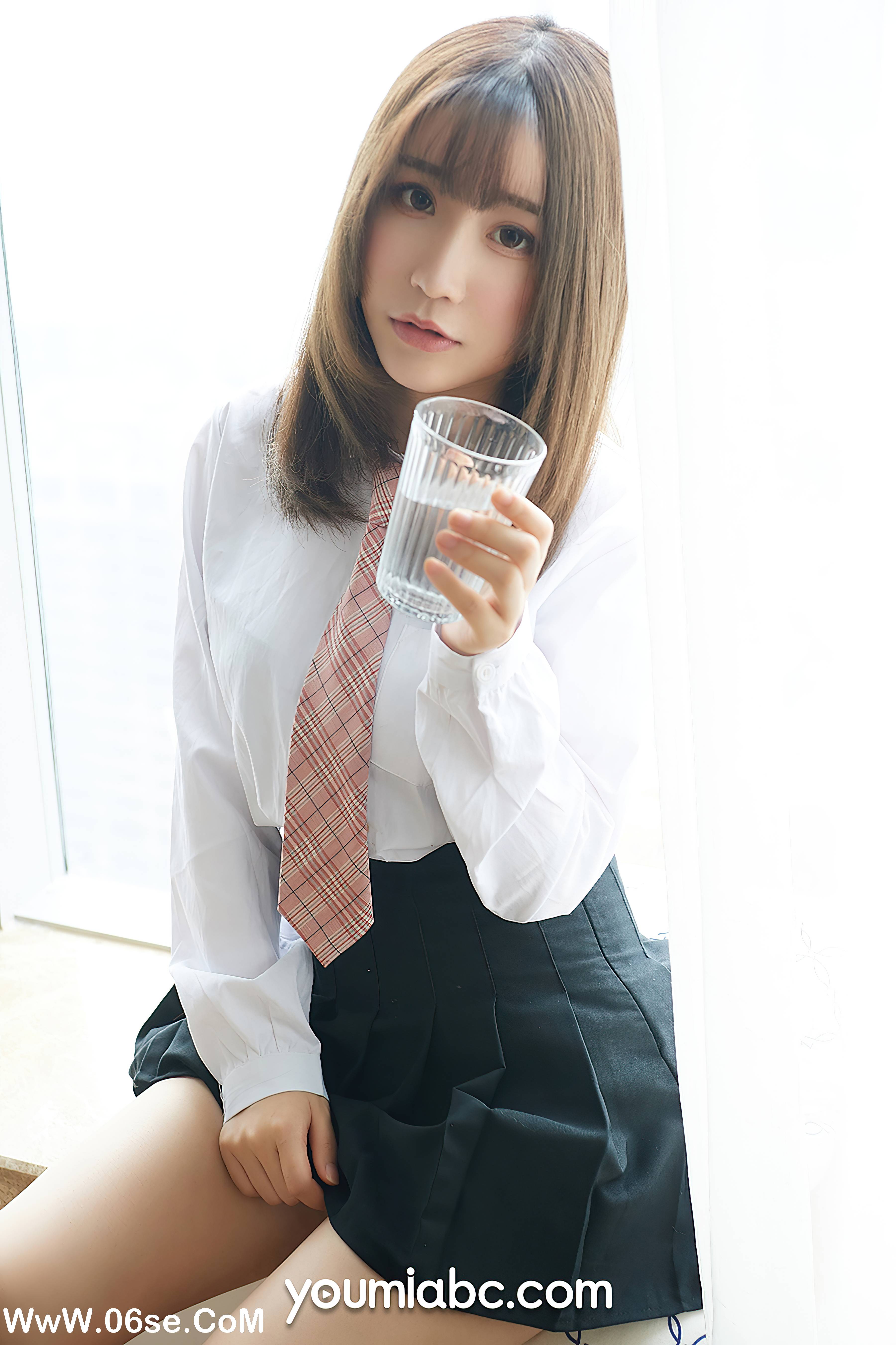 图片[18]-[YouMei尤美] 2020.05.03 学生妹の制服诱惑 绯月樱-Cherry[49+1P787M]-六色网