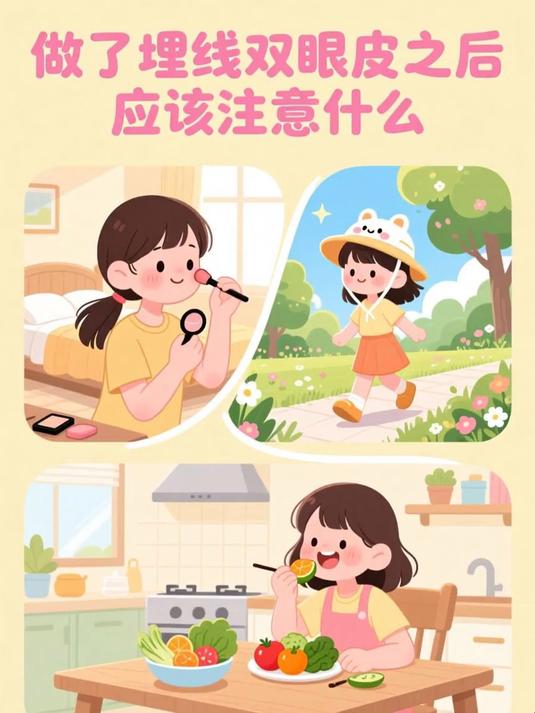 做了埋线双眼皮之后应该注意什么 #健康扬帆季#