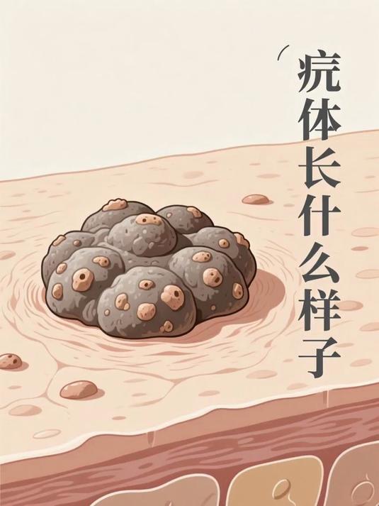 疣体长什么样子 #健康扬帆季#