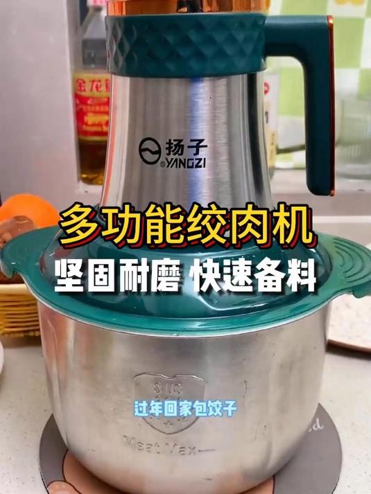 快把你的老式绞肉机扔掉吧!试试这款绞肉机,8秒碎肉,省时省力