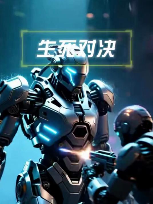 雨夜的赛博朋克城市,霓虹灯闪烁