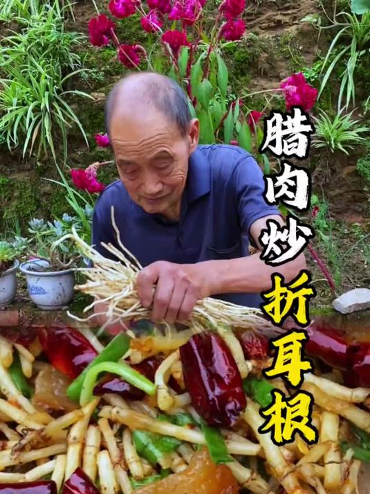 一日三餐简简单单折耳根炒土猪腊肉还是小时候的味道 美食 农村