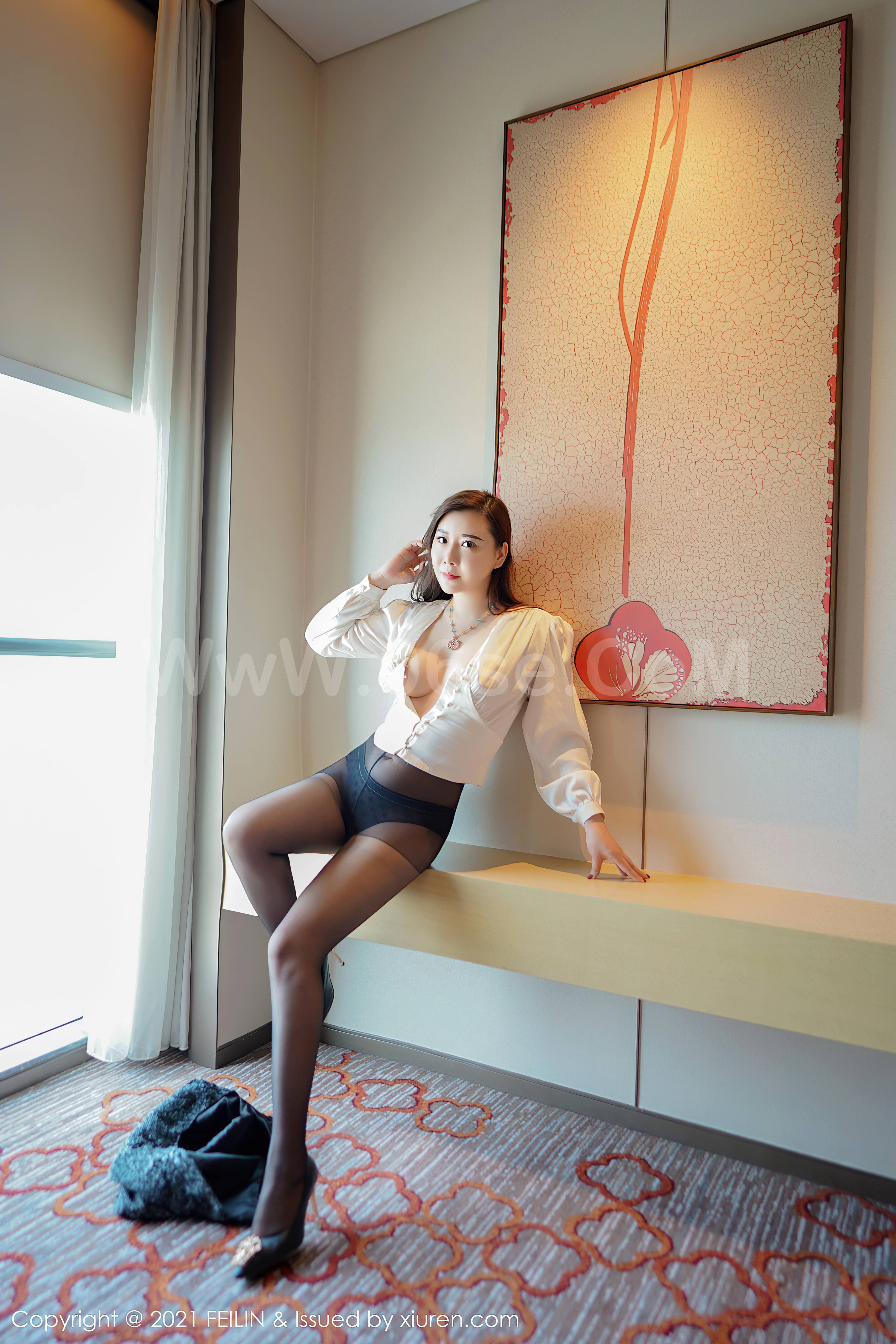 图片[38]-[FEILIN嗲囡囡] 2021.07.05 Vol.400 王婉悠Queen[51+1P527M]-六色网