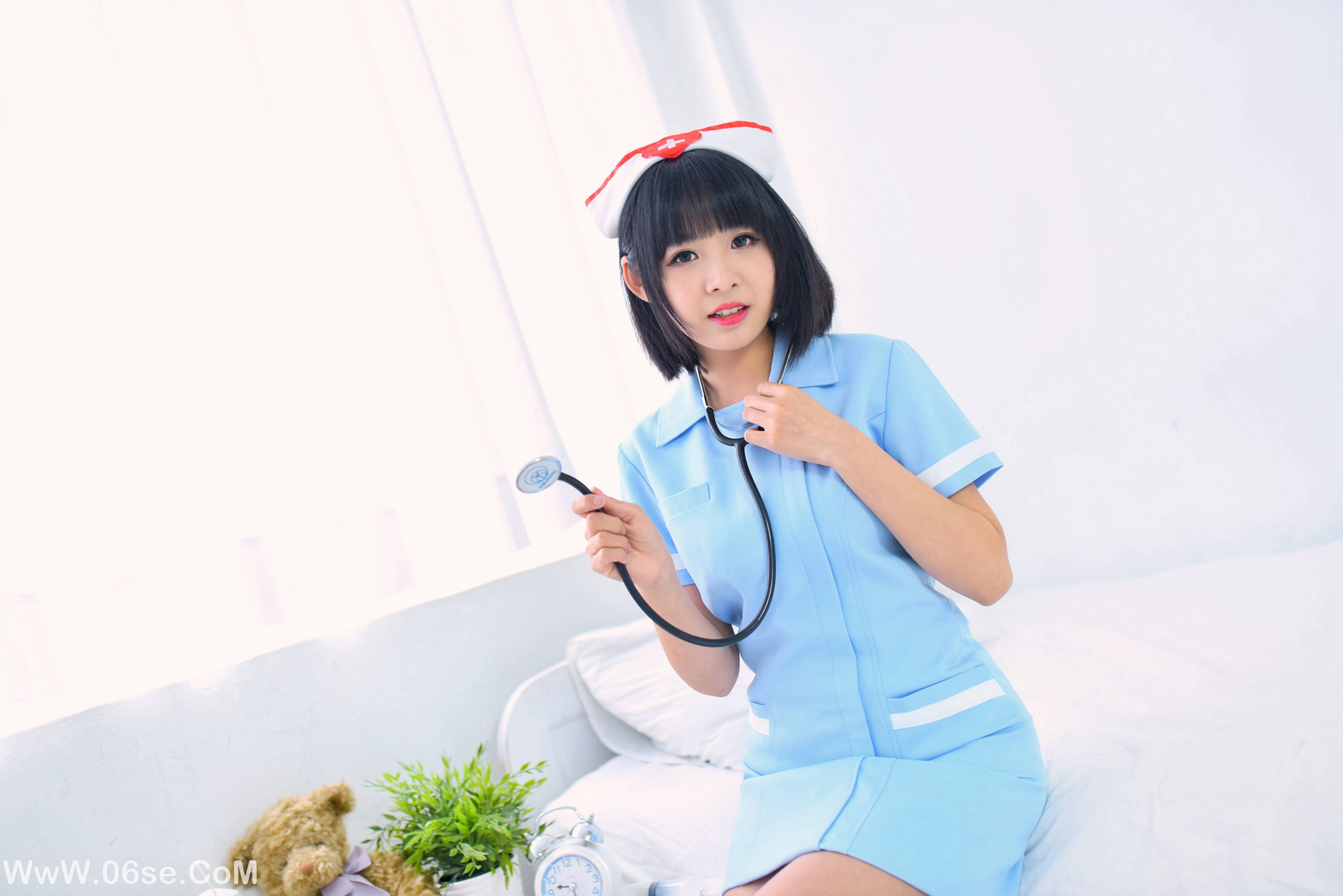 图片[34]-制服の女生 NO.004 海琳 护士与女仆[40P224M]-六色网