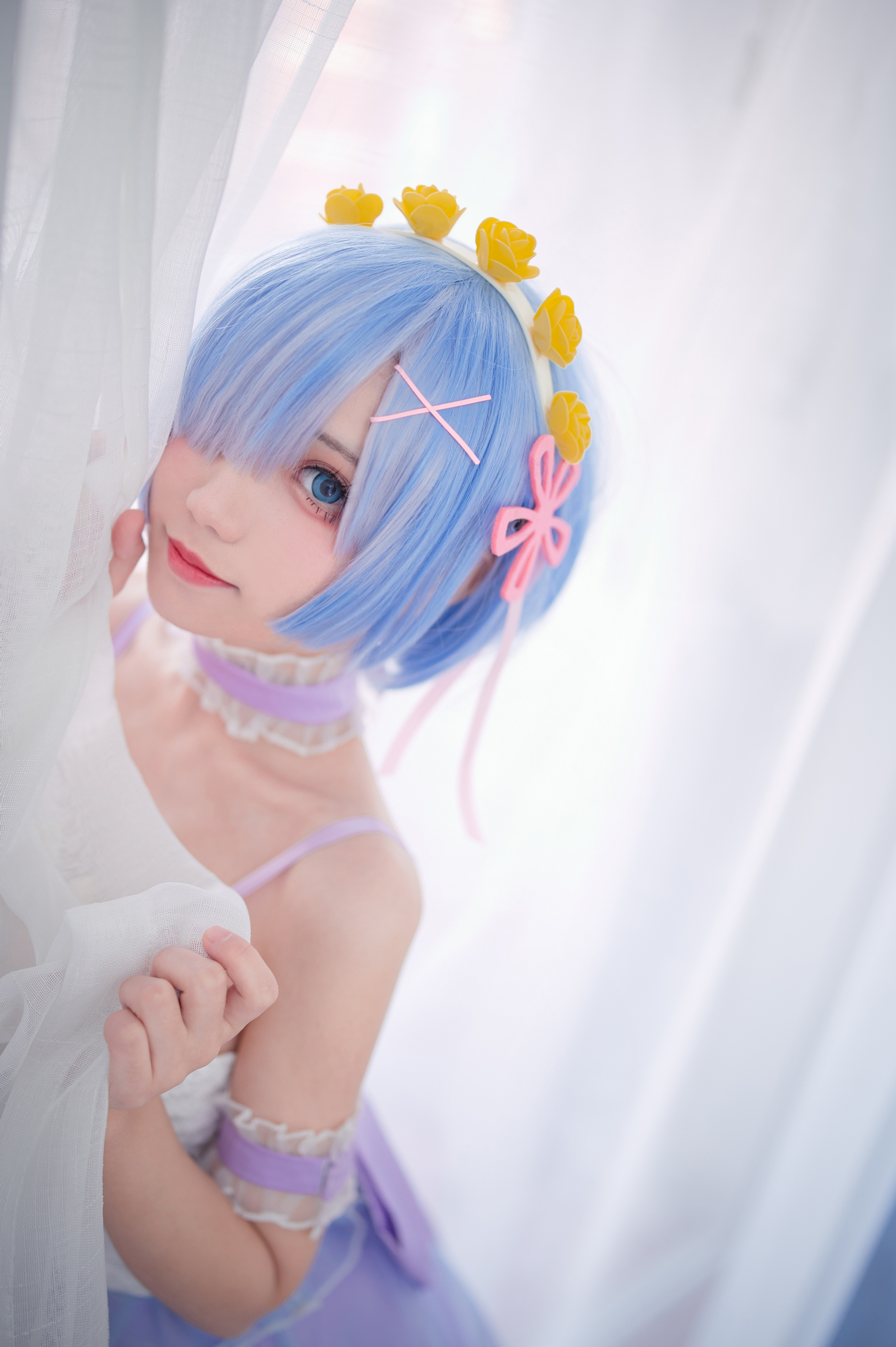 图片[15]-花柒hana NO.007 — 蕾姆CLEAR DRESS [15P34M]-六色网