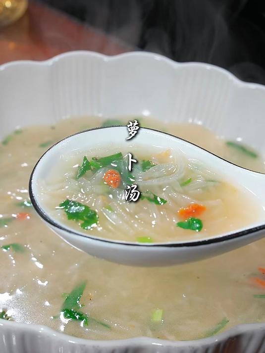 萝卜虾皮汤