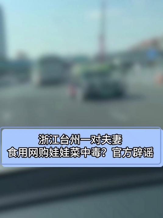 浙江台州一对夫妻食用网购娃娃菜中毒?官方辟谣