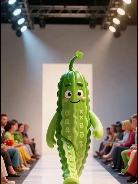 我是苦瓜,能清热降火,凉拌清炒都很棒