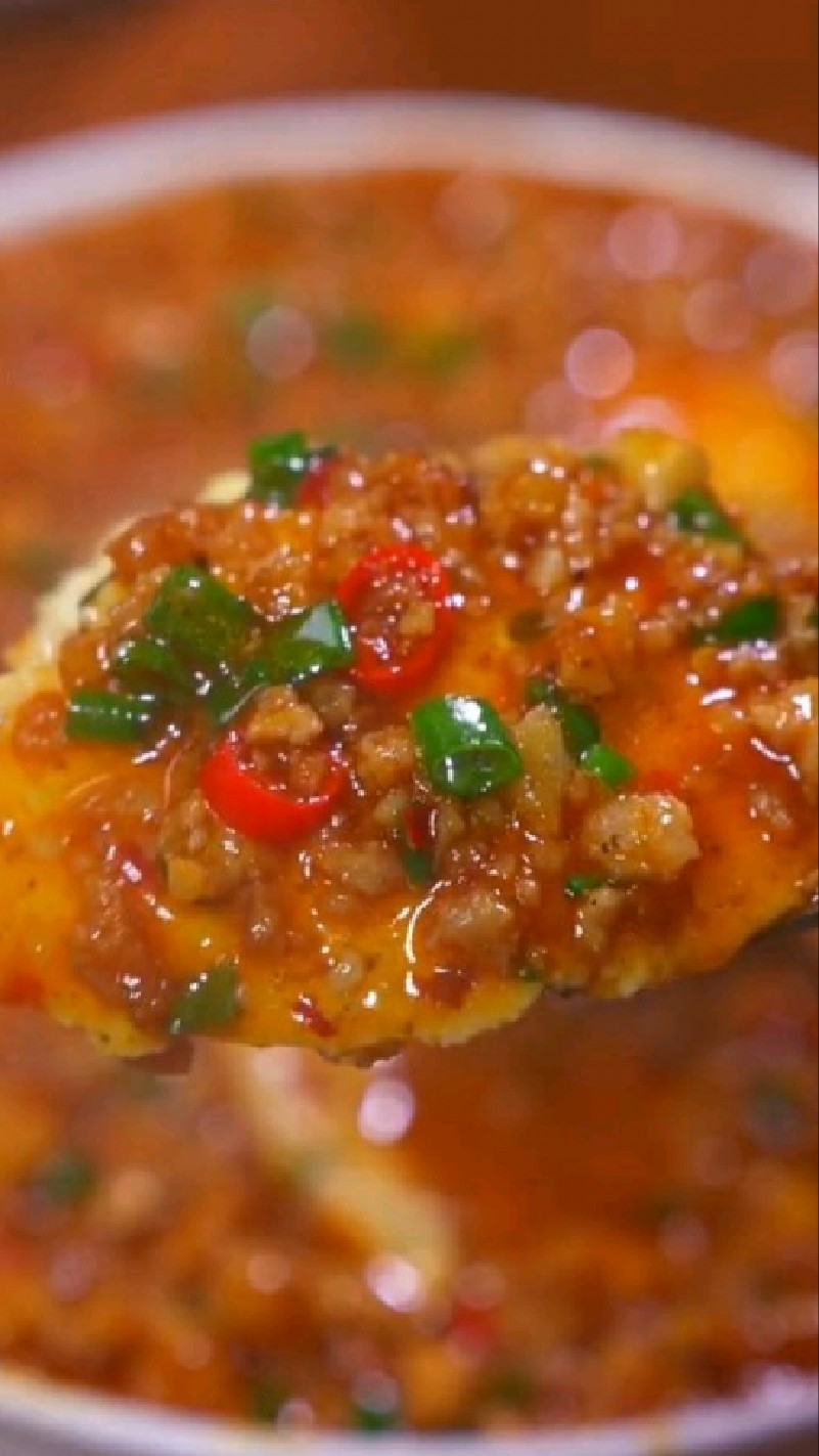 肉末鸡蛋豆腐羹